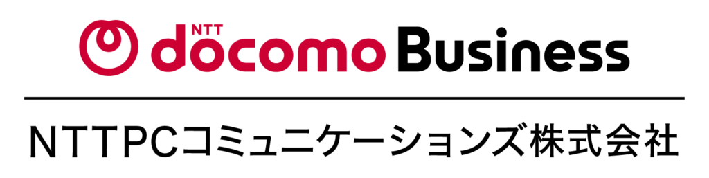 NTTdocomo2段組み会社ロゴ